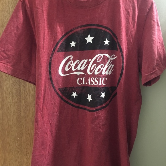 VINTAGE red Coca-cola men’s shirt - Picture 1 of 6
